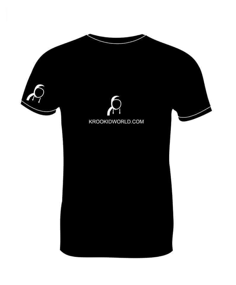Krookid Signature Tee Dual Stripe White and Celtic Green - Short sleeve T-shirt